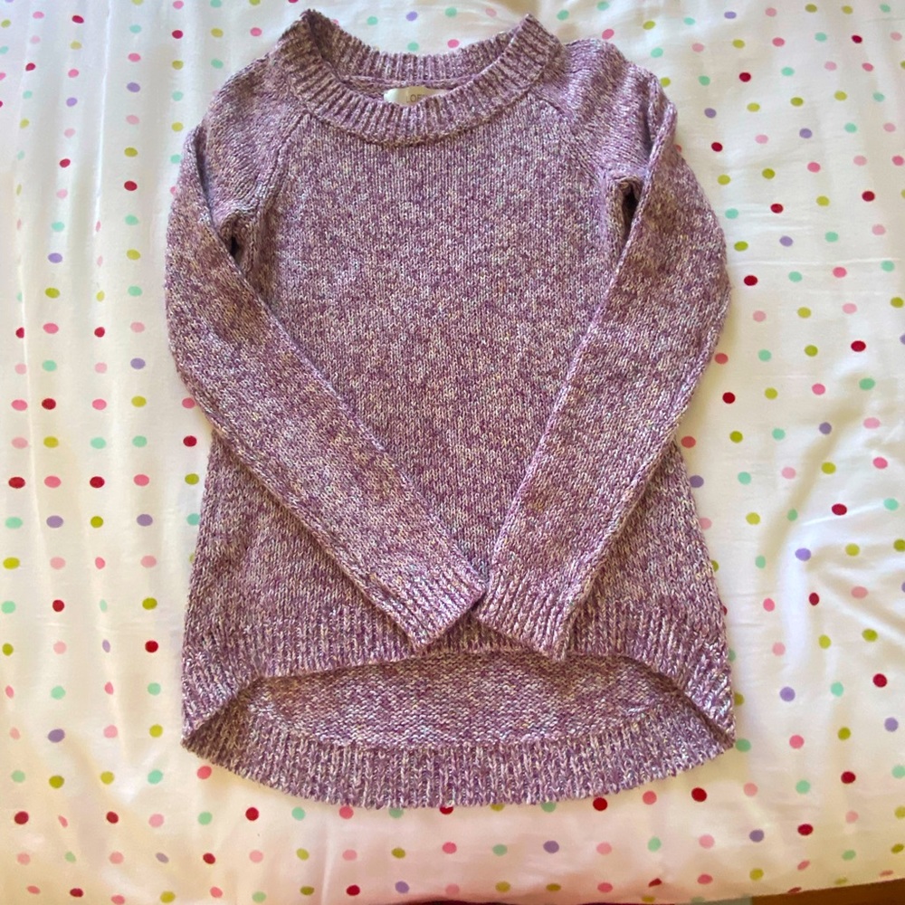 Used LOFT Purple Sweater